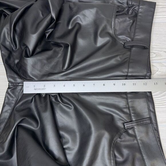 Maurices RTV Perfect Faux Leather Skinny High Rise Pant Women's 18 Reg Black NWT - Picture 12 of 14
